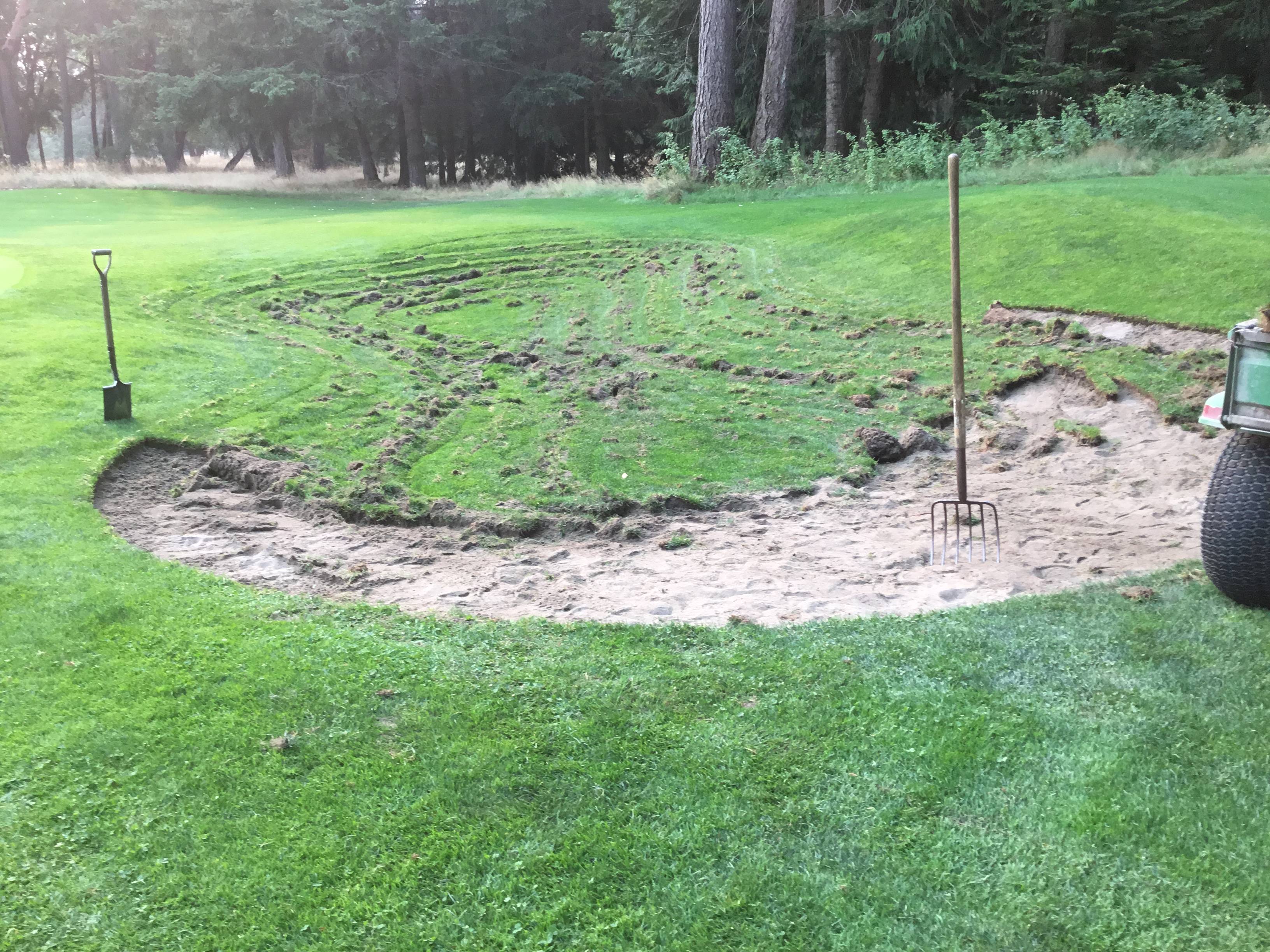 Bunker before